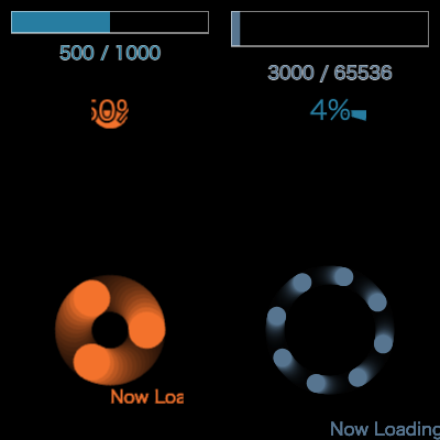 Progress bar / indicator / loading animation